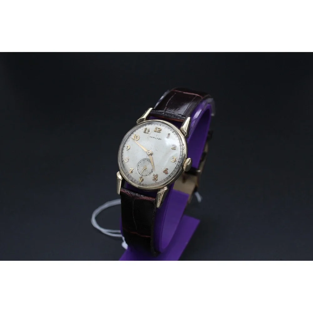 Vintage Hamilton Manual Wind 10K Gold Filled Small Seconds Watch – Running